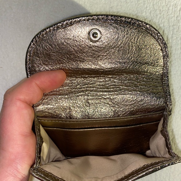 Mini silver Coach wallet - Picture 3 of 3